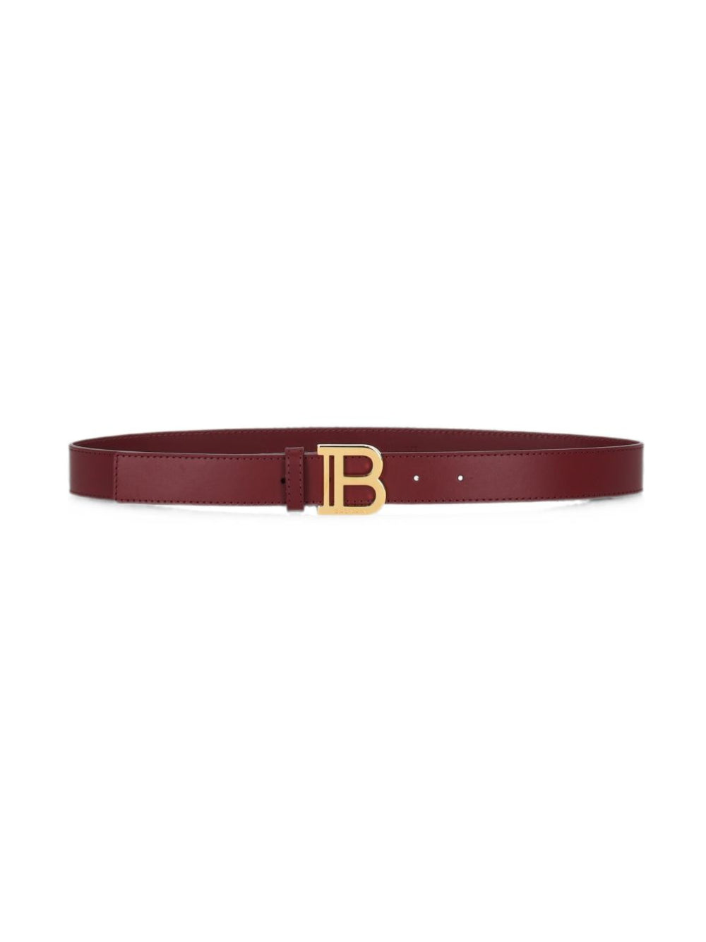 Cintura per bambini Balmain Kids rossa con fibbia con logo color oro BZ0I51 Z1371 530OR BALMAIN KIDS 
