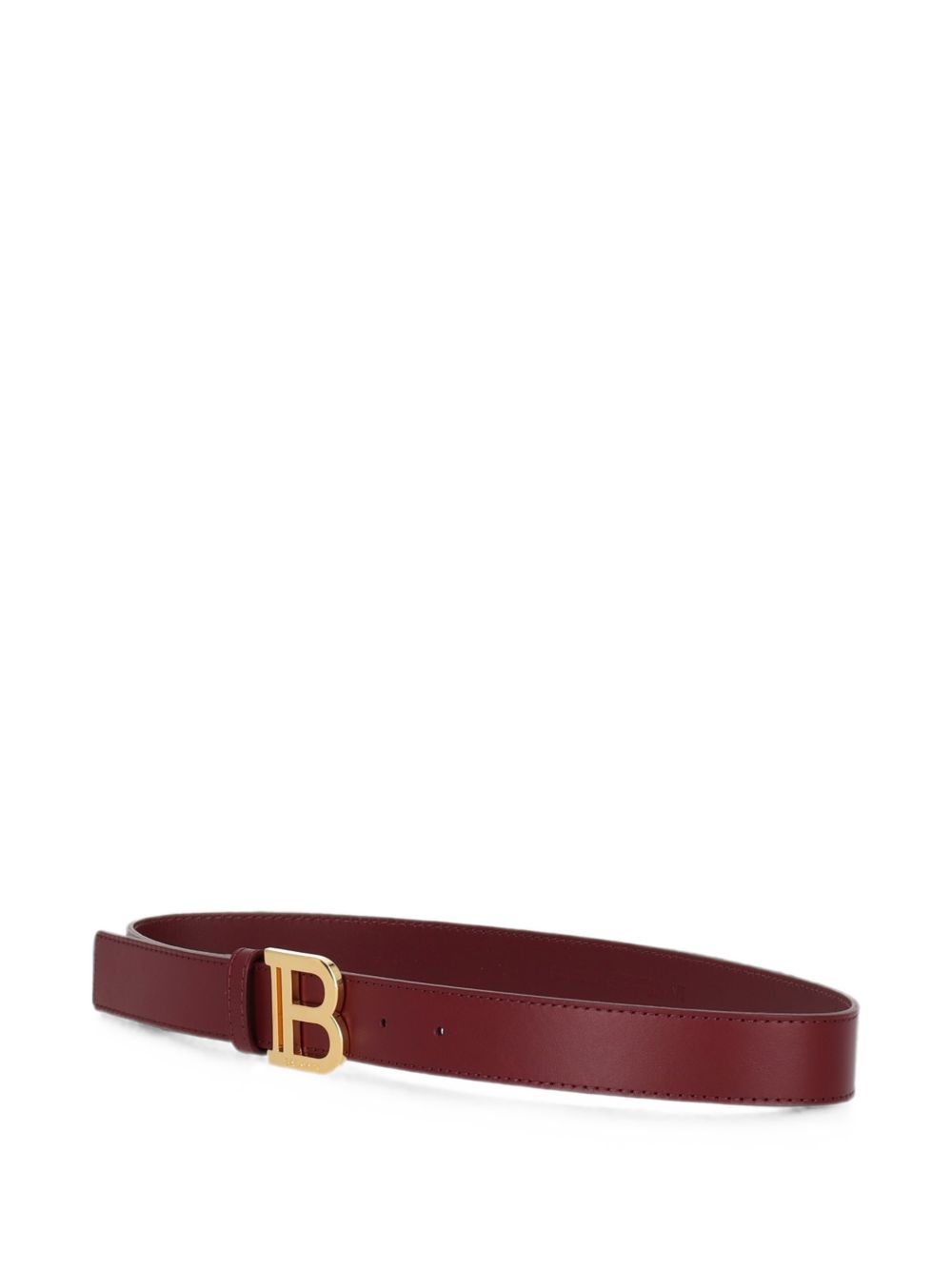 Cintura per bambini Balmain Kids rossa con fibbia con logo color oro BZ0I51 Z1371 530OR BALMAIN KIDS 
