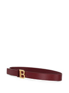 Cintura per bambini Balmain Kids rossa con fibbia con logo color oro BZ0I51 Z1371 530OR BALMAIN KIDS 