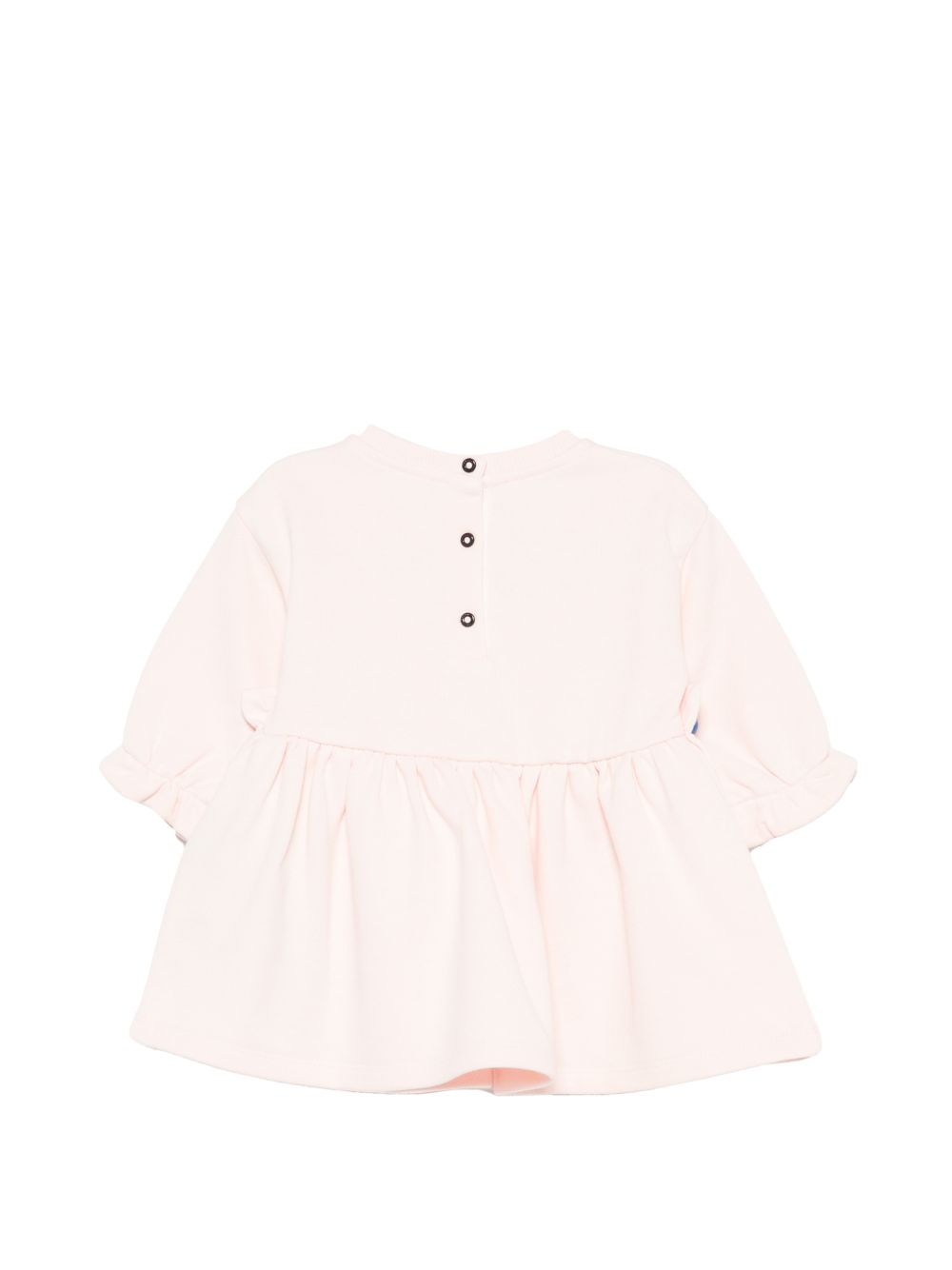 Abito per neonata Balmain Kids rosa con logo sul davanti BZ1050 Z3183 508NE BALMAIN KIDS 