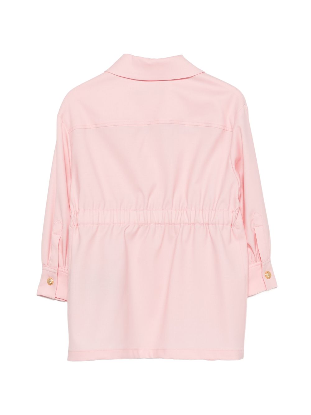 Abito per bambina Balmain Kids rosa con colletto classico BZ1B10 I0196 50HOR BALMAIN KIDS 