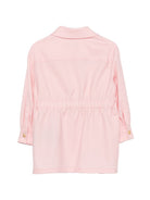 Abito per bambina Balmain Kids rosa con colletto classico BZ1B10 I0196 50HOR BALMAIN KIDS 