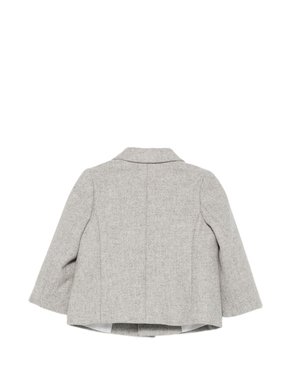 Blazer per neonato Balmain Kids grigio con revers a punta BZ2514 I0341 806OR BALMAIN KIDS 