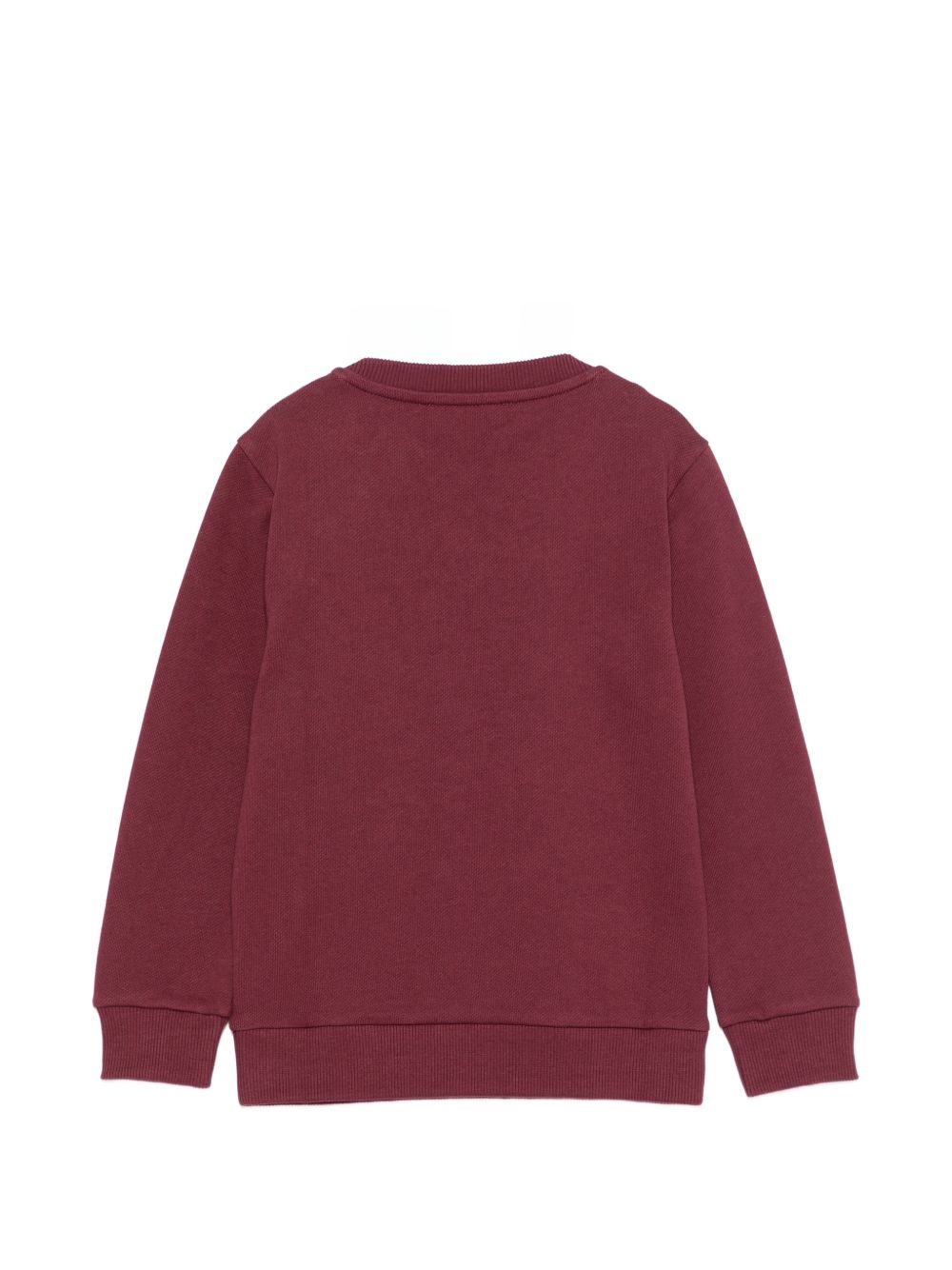 Felpa per bambino Balmain Kids bordeaux con dettaglio con bottoni oro BZ4I10 Z3183 530OR BALMAIN KIDS 