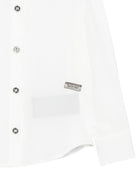Camicia per bambina Balmain Kids bianca con colletto classico BZ5A50 K0005 101AG BALMAIN KIDS 