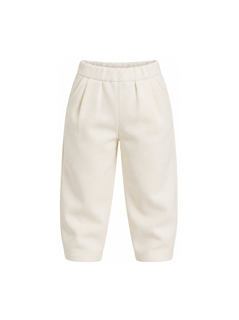 Pantaloni sportivi per bambina Balmain Kids bianchi con logo sul retro BZ6A80 Z3728 102NE BALMAIN KIDS 