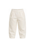 Pantaloni sportivi per bambina Balmain Kids bianchi con logo sul retro BZ6A80 Z3728 102NE BALMAIN KIDS 