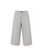 Pantaloni per bambino Balmain Kids grigi con motivo mélange BZ6H80 I0341 806OR BALMAIN KIDS 