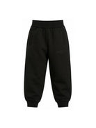 Pantaloni per bambino Balmain Kids neri con logo ricamato sul davanti BZ6I00 Z3183 930 BALMAIN KIDS 