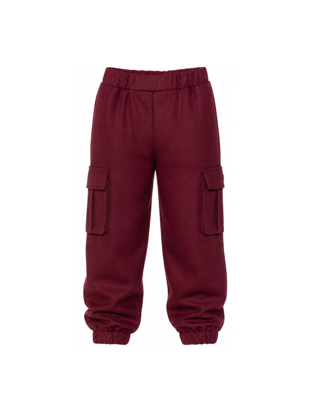Pantaloni per bambino Balmain Kids rossi con due tasche cargo laterali BZ6I20 I0339 530OR BALMAIN KIDS 