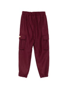 Pantaloni per bambino Balmain Kids rossi con due tasche cargo laterali BZ6I20 I0339 530OR BALMAIN KIDS 