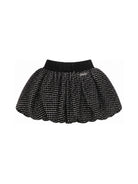 Gonna per bambina Balmain Kids nera con paillettes all-over BZ7A51 U0283 930AG BALMAIN KIDS 