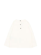 T-shirt per neonati Balmain Kids bianca con stampa logo BZ8310 Z3672 102NE BALMAIN KIDS 