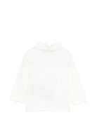 T-shirt per neonata Balmain Kids bianca con colletto stile polo BZ8330 Z3672 102NE BALMAIN KIDS 
