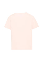 T-shirt per bambina Balmain Kids rosa con stampa logo sul davanti BZ8B61 Z3672 508NE BALMAIN KIDS 