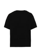 T-shirt per bambino Balmain Kids nera con scritta sul davanti BZ8H01 Z3672 930BC BALMAIN KIDS 
