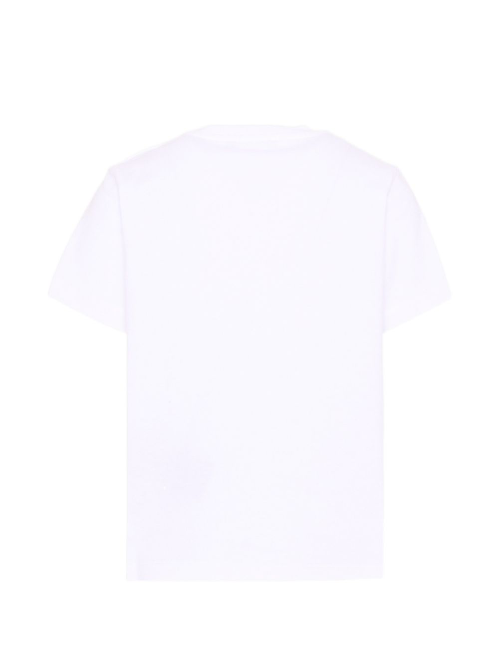 T-shirt per bambino Balmain Kids bianca con stampa logo sul davanti BZ8H51 Z3672 100NE BALMAIN KIDS 
