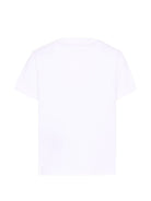 T-shirt per bambino Balmain Kids bianca con stampa logo sul davanti BZ8H51 Z3672 100NE BALMAIN KIDS 
