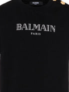 T-shirt per bambino Balmain Kids nera con stampa logo BZ8H51 Z3672 930BC BALMAIN KIDS 