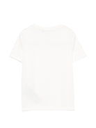 T-shirt per bambino Balmain Kids bianca con stampa logo sul davanti BZ8I11 Z3672 102NE BALMAIN KIDS 
