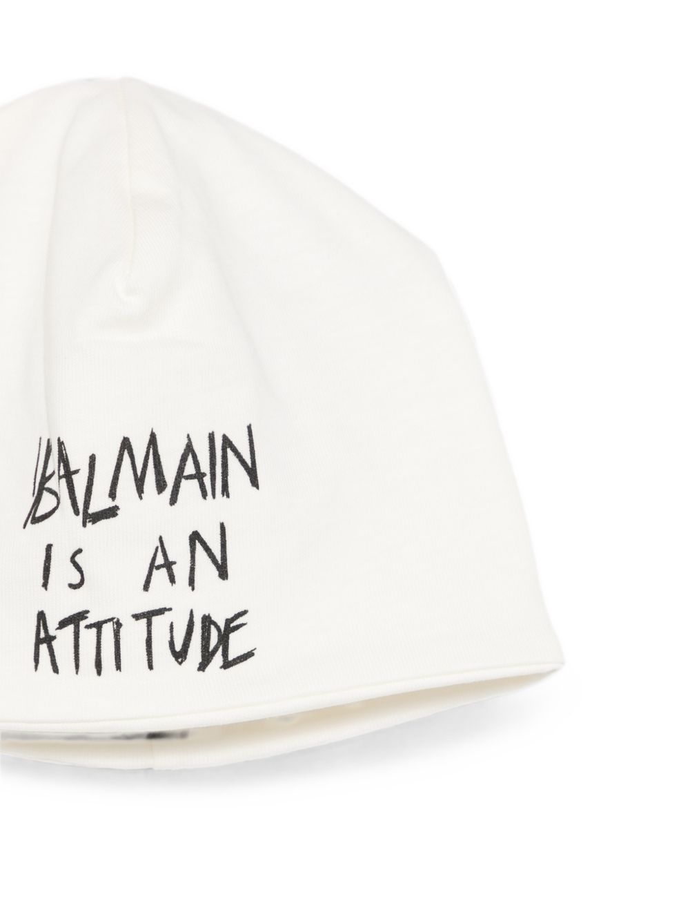 Tutina e berretto per neonati Balmain Kids bianchi con stampa grafica BZB300 Z3672 102NE BALMAIN KIDS 