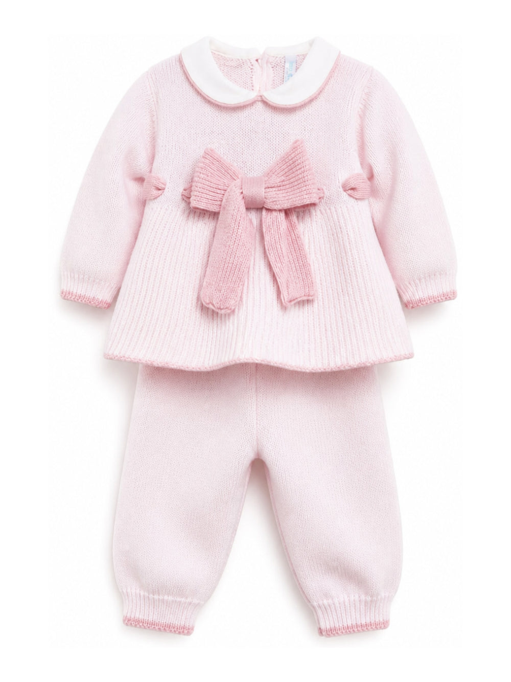 Completo per neonata Bebè Di Almy rosa con dettaglio fiocco 2P58 7060 BEBE' DI ALMY KIDS 