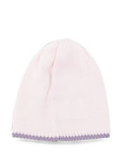 Cappello per neonata Bebè di Almy rosa con bordi a contrasto CA49 7050 BEBE' DI ALMY KIDS 