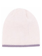 Cappello per neonata Bebè di Almy rosa con bordi a contrasto CA49 7050 BEBE' DI ALMY KIDS 
