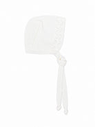 Cappellino per neonata Bebè di Almy bianco con fiocco CU53 1000 BEBE' DI ALMY KIDS 