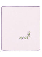 Coperta per neonata Bebè di Almy rosa con ricami floreali E49 7050 BEBE' DI ALMY KIDS 