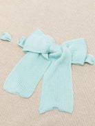 Coperta per neonata Bebè di Almy beige con dettaglio fiocco E58 3900 BEBE' DI ALMY KIDS 