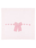 Coperta per neonata Bebè di Almy rosa con dettaglio fiocco E58 7060 BEBE' DI ALMY KIDS 