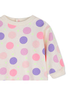 Abito per neonata Billieblush Kids beige con motivo a pois U22240 121 BILLIEBLUSH KIDS 
