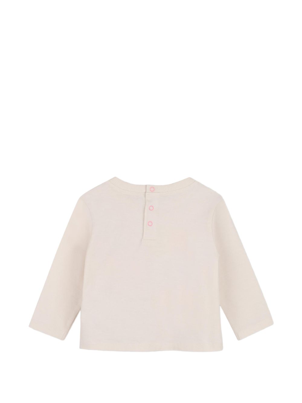 T-shirt per neonata Billieblush Kids beige con stampa grafica sul davanti U22243 121 BILLIEBLUSH KIDS 