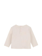 T-shirt per neonata Billieblush Kids beige con stampa grafica sul davanti U22243 121 BILLIEBLUSH KIDS 