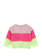 Cardigan per neonata Billieblush Kids multicolore con design color-block U22246 475 BILLIEBLUSH KIDS 
