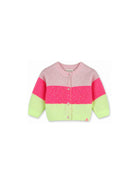 Cardigan per neonata Billieblush Kids multicolore con design color-block U22246 475 BILLIEBLUSH KIDS 