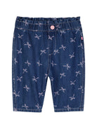 Jeans per neonata Billieblush Kids blu con stampa grafica fiocchetti U22249 Z10 BILLIEBLUSH KIDS 