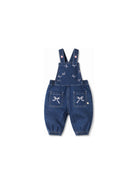 Salopette per neonata Billieblush Kids blu con stampa grafica fiocchi U22250 Z10 BILLIEBLUSH KIDS 