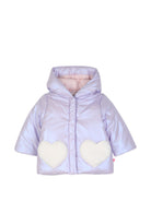 Giubbino per neonata Billieblush Kids viola con applicazione frontale a cuore U22251 929 BILLIEBLUSH KIDS 