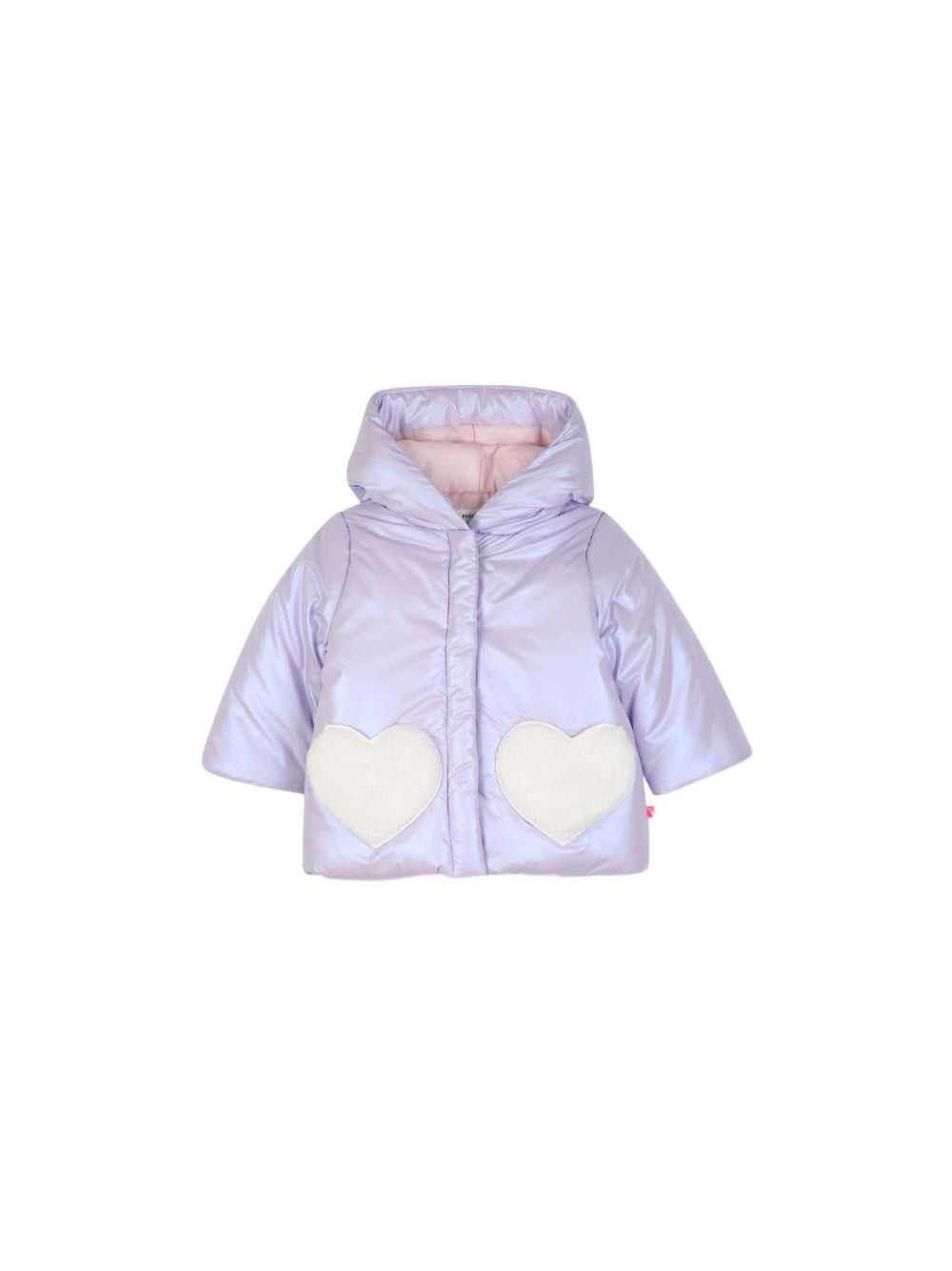 Giubbino per neonata Billieblush Kids viola con applicazione frontale a cuore U22251 929 BILLIEBLUSH KIDS 