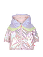 Giubbino per neonata Billieblush Kids viola con finitura lucida U22253 475 BILLIEBLUSH KIDS 