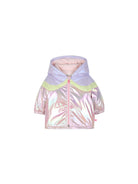 Giubbino per neonata Billieblush Kids viola con finitura lucida U22253 475 BILLIEBLUSH KIDS 