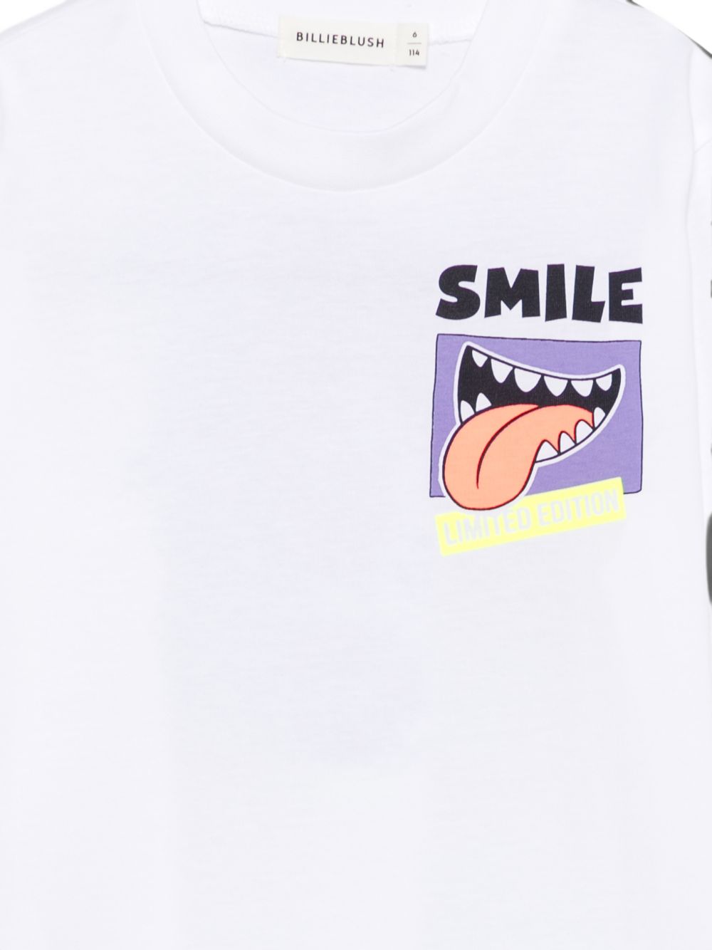 T-shirt per bambino Billieblush Kids bianca a maniche lunghe U22293 10P BILLIEBLUSH KIDS 