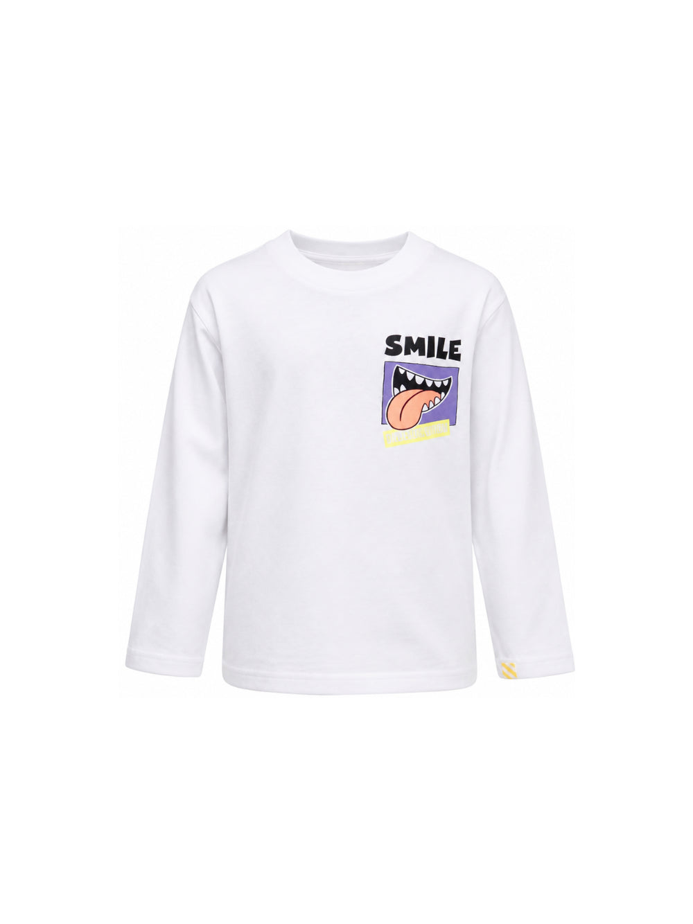 T-shirt per bambino Billieblush Kids bianca a maniche lunghe U22293 10P BILLIEBLUSH KIDS 