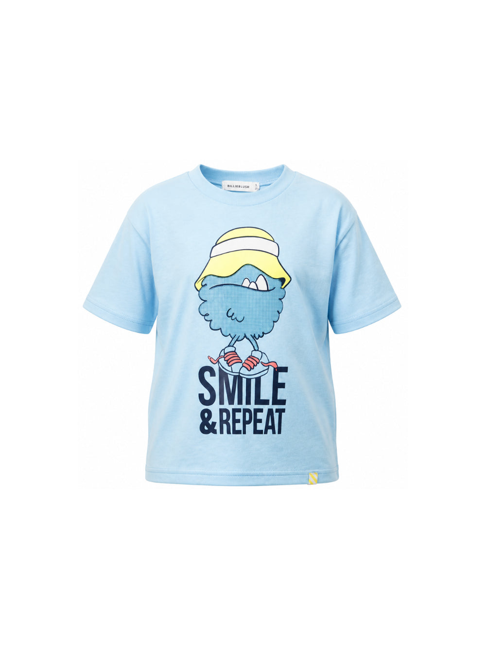 T-shirt per bambino Billieblush Kids azzurra con stampa grafica sul davanti U22295 78R BILLIEBLUSH KIDS 