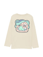 T-shirt per bambino Billieblush beige con stampa grafica U22298 23E BILLIEBLUSH KIDS 