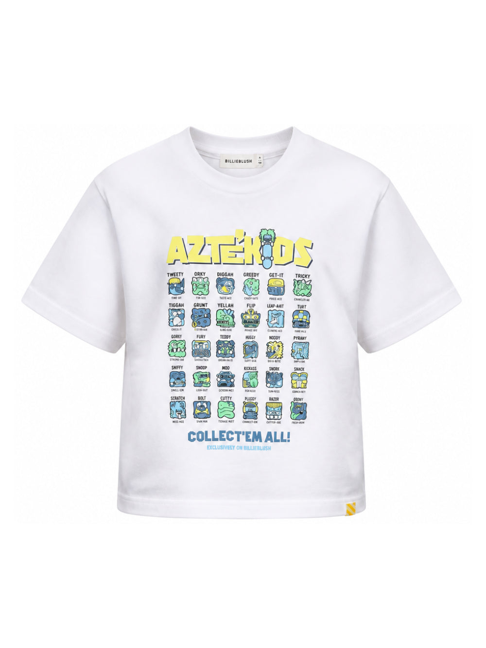 T-shirt per bambino Billieblush Kids bianca con stampa grafica sul davanti U22304 10P BILLIEBLUSH KIDS 