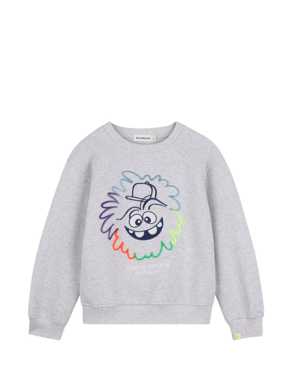 Felpa per bambino Billieblush Kids grigia con stampa grafica sul davanti U22310 A32 BILLIEBLUSH KIDS 