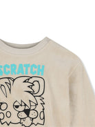 Felpa per bambino Billieblush Kids beige con stampa grafica U22311 23E BILLIEBLUSH KIDS 